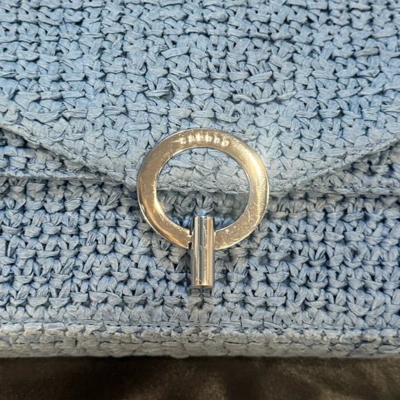 Sandro YZA Raffia Shoulder Bag - Picture 6 of 15